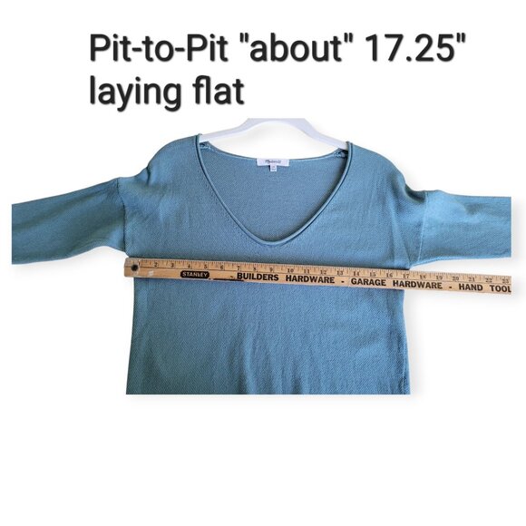 Madewell Spindrift Waffle Knit V-Neck Top XXS - Picture 4 of 9